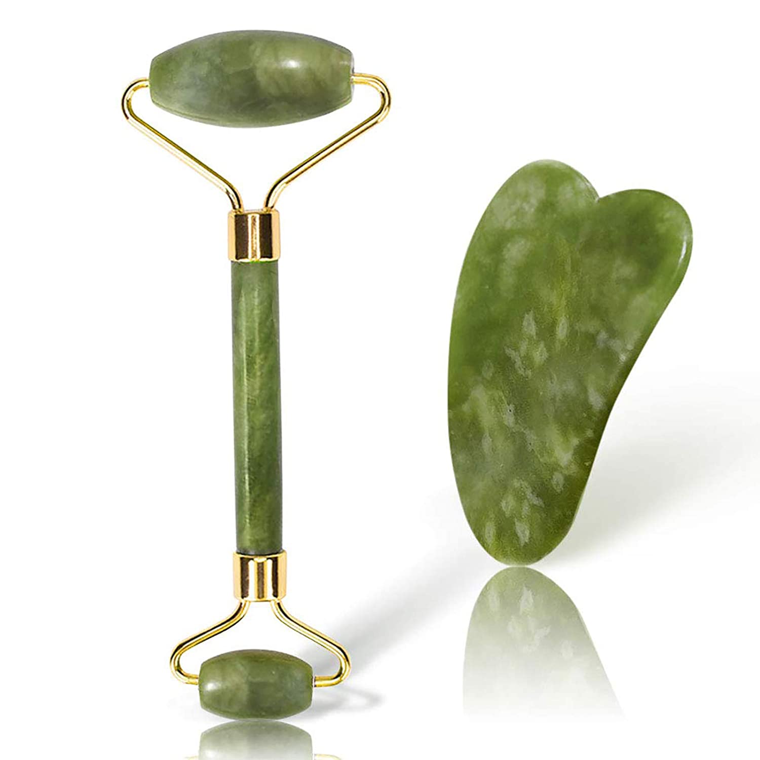 Conas is Féidir le Roller Jade Jade Facial Gua Sha a Shocrú Do Ghnáthamh Cúram Skin a Athrú