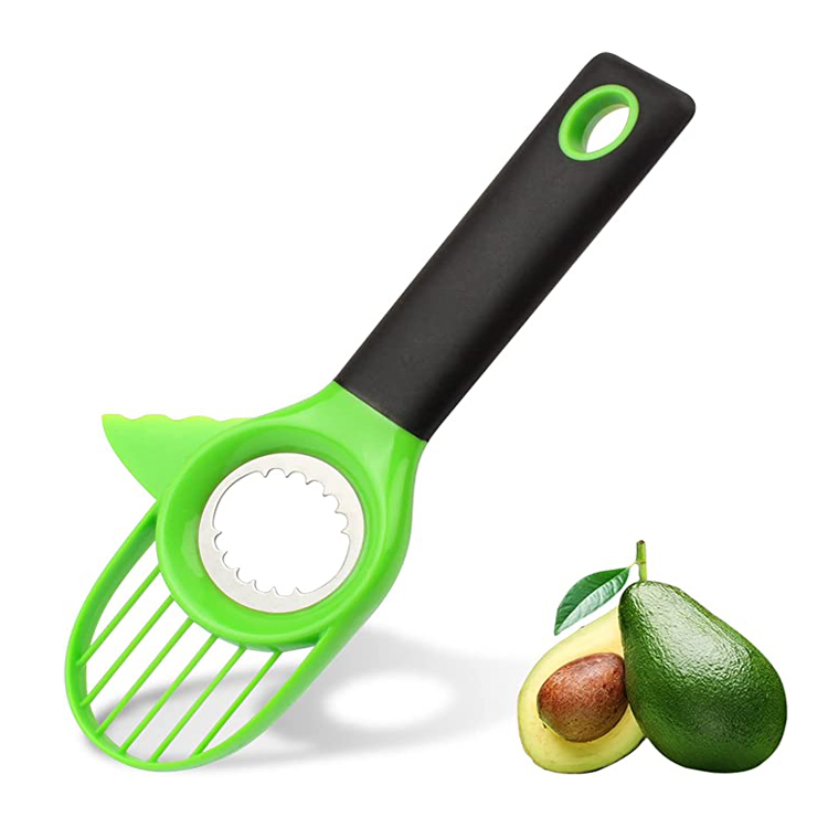 3 I 1 Bainteoir Síl Uirlis Gearrthóra Avocado Slicer