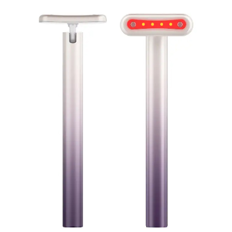 Rothlú 360 Céim 4-in-1 Cúram Craiceann Massager Súl Solas Dearg