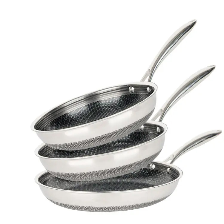 3PCS Honeycomb Cookware Socraigh Scilléid Cócaireachta PAN