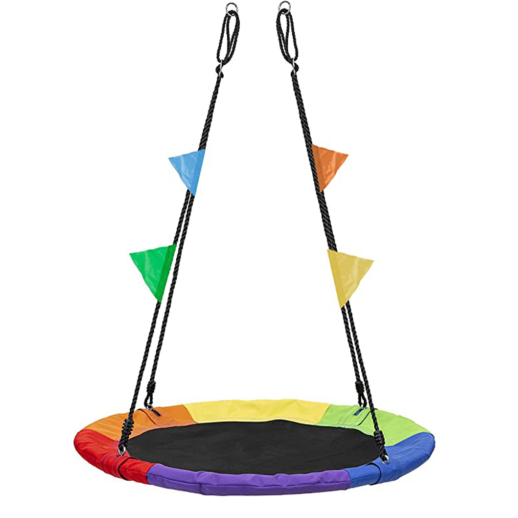 Backyard Crochta Allamuigh Saucer Crann Kids swing