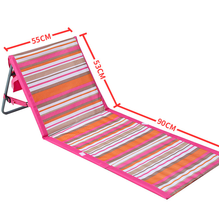 Cathaoirleach Fóillíochta Trá Iascaireacht Backrest Cathaoirleach Fillte Éadrom