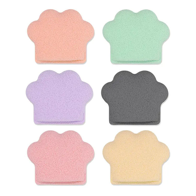 Cruth Crúibe Cat In -bhithmhillte Glove Konjac Scrobarnach Tuáille Facial