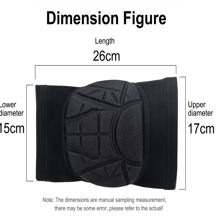 Lógó an Chustaim Pads glúine Frith-Imbhuailte Tiús Spúinse