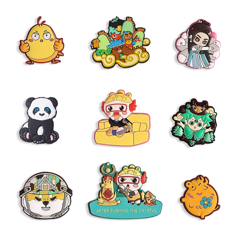 Maisiú Rogha Lógó Saincheaptha ar Fáil Maighnéid Chuisneora PVC