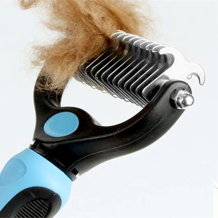 Dídiú dúbailte desheding dematting grooming cíor scuabtha