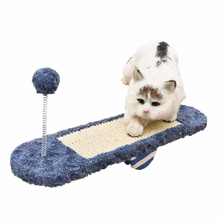 Cat Leaba Tolg Scratch Peataí Durable Scratching Bréagáin Seesaw