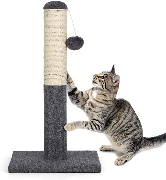 Post Scríbhneoireachta Cat Sitty Kitty Durable le Ball Crochta