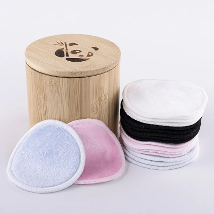 Pads Remover Makeup Ath-inúsáidte Bambú atá neamhdhíobhálach don chomhshaol