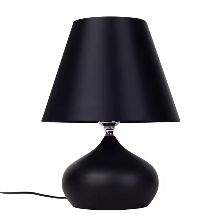 Monarcha Lampa Cois Leapa Nordach Seomraí Leapa Lampa Tábla Mini Dubh