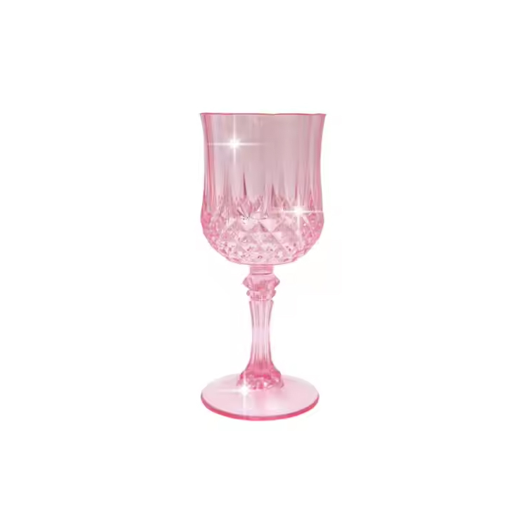 Soláthraíonn cóisir mhór -imeachtaí goblets plaisteacha seanré bándearg bándearg