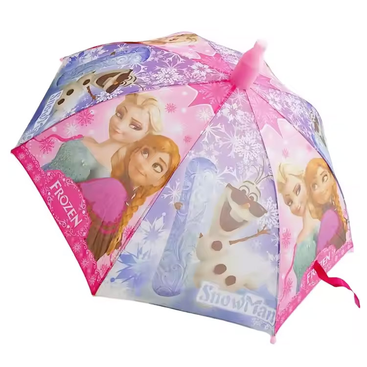 Kids Umbrella Pongee Anti Drip Cartoon Plastic Plastic Plastic Polyester