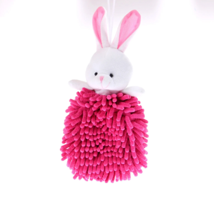 Seomra folctha cistine microfiber chenille tuáillí láimhe crochta