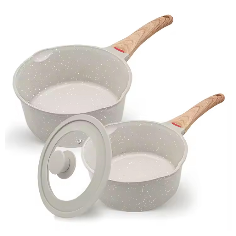 Socraigh Saucepans Nonstick Pot Mini Pot 1.5QT & 1.8qt anlann PAN