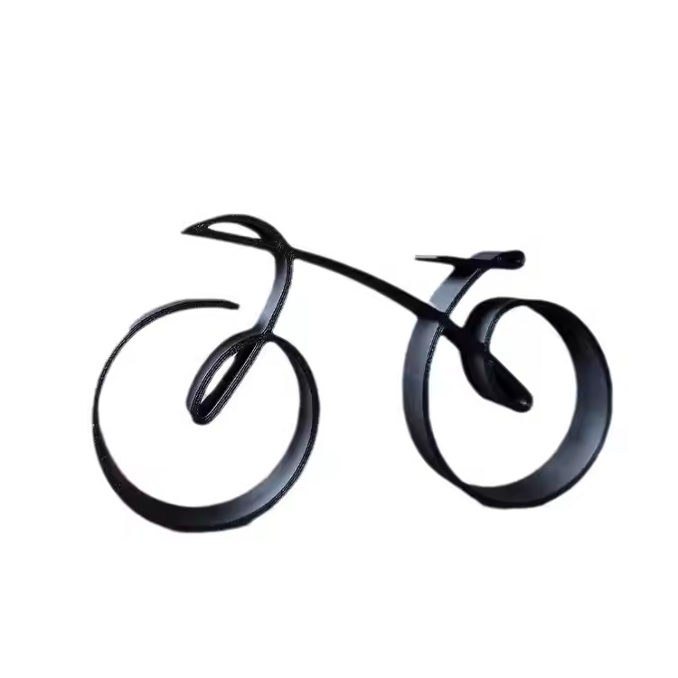 Rothar Dealbhóireachta Minimelistic Rycle Sreang Frámaithe Stíl Bicycle Black Bicycle