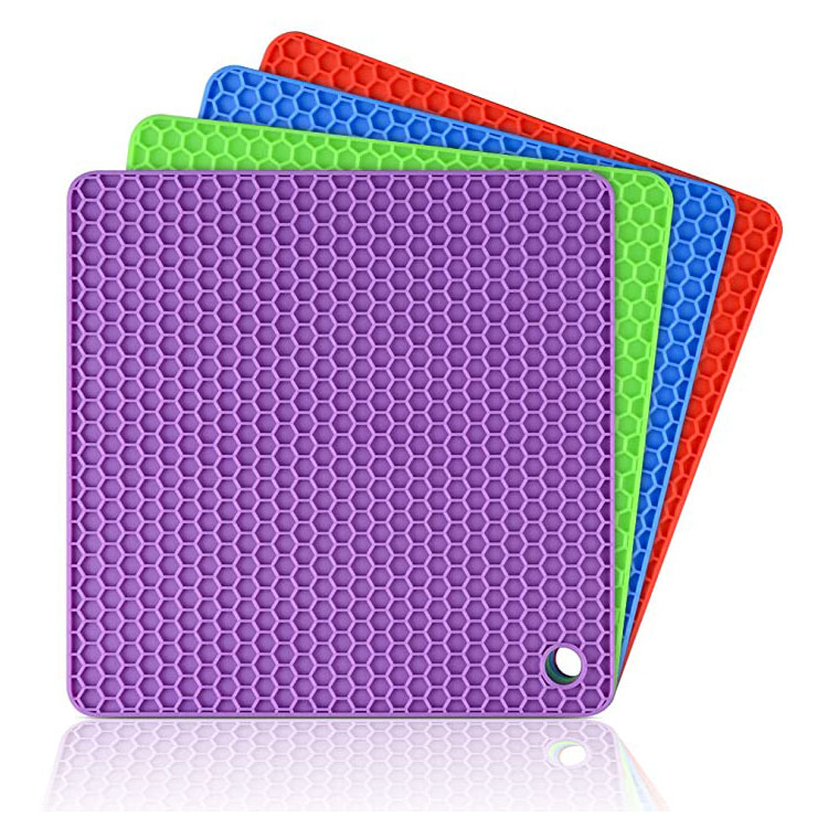 Pad Te Cistine Ilchuspóireach Silicone Trivet Mat