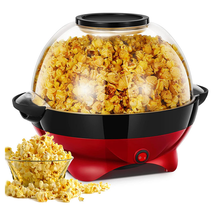 Meaisín Déantóir Popcorn Mini Leictreach Baile Neamh-Bhata