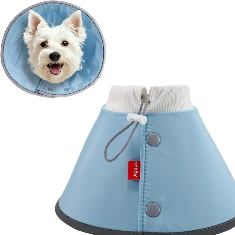 Pet E-Collar Ard-neart Eva Dearadh Compordach le haghaidh Téarnaimh