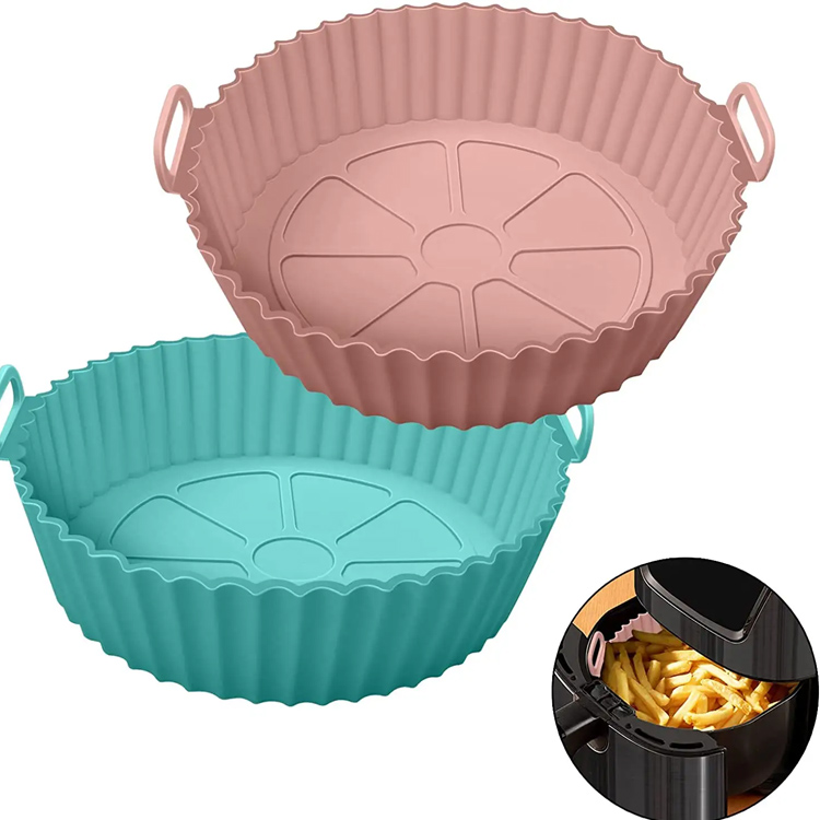 Líneálacha Silicone Silicone Pot Tráidire Silicone Accessories Fryer Aeir