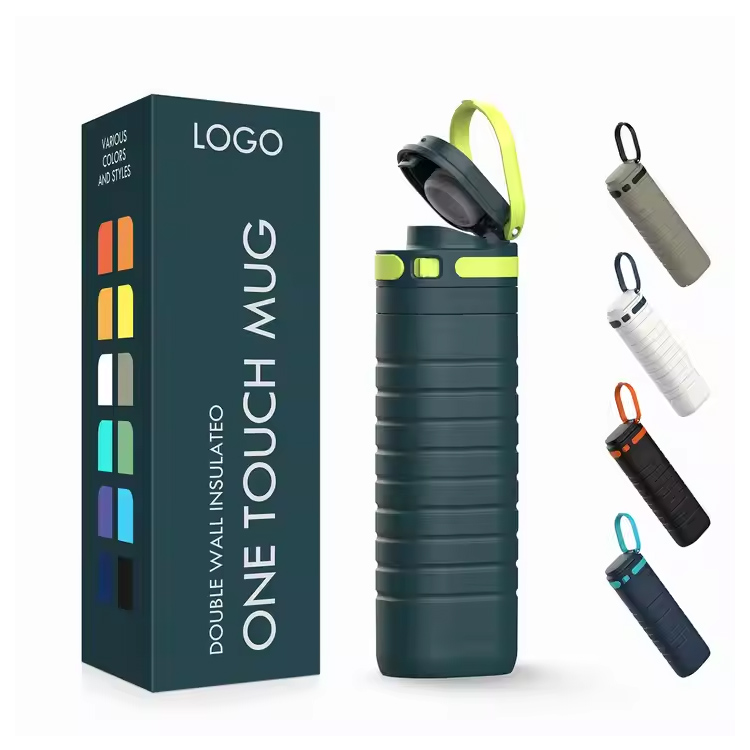 Touch Lid 500ml Cruach Dhosmálta Mug Taistil Inslithe Fholúis