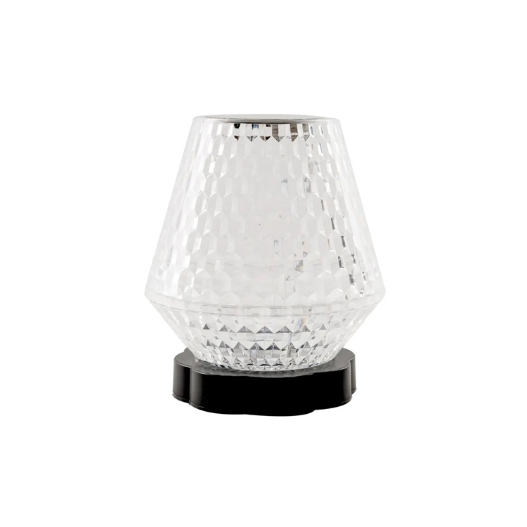 Lampa Deasc Atmaisféar Crystal Cruth Gloine USB LED